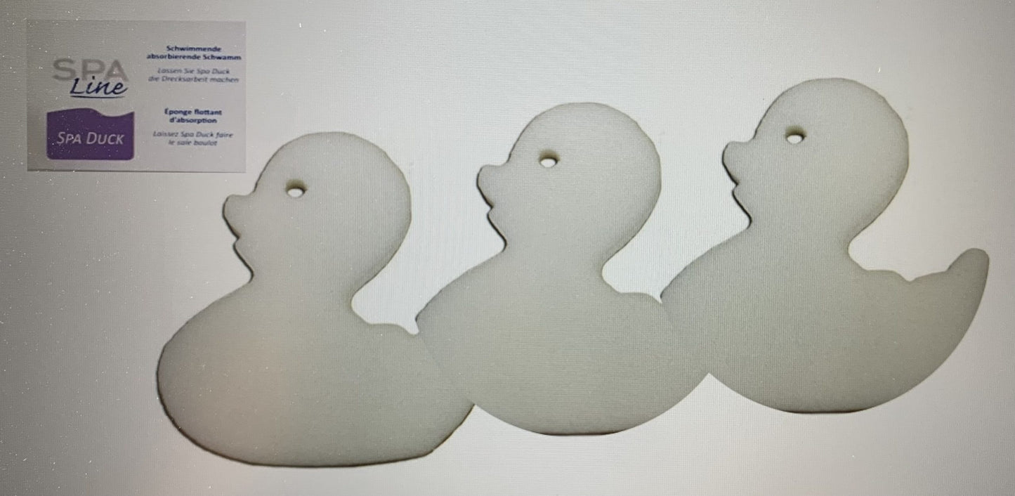 Angebots Pack 3 Absorbierende Schwämme Spa Duck