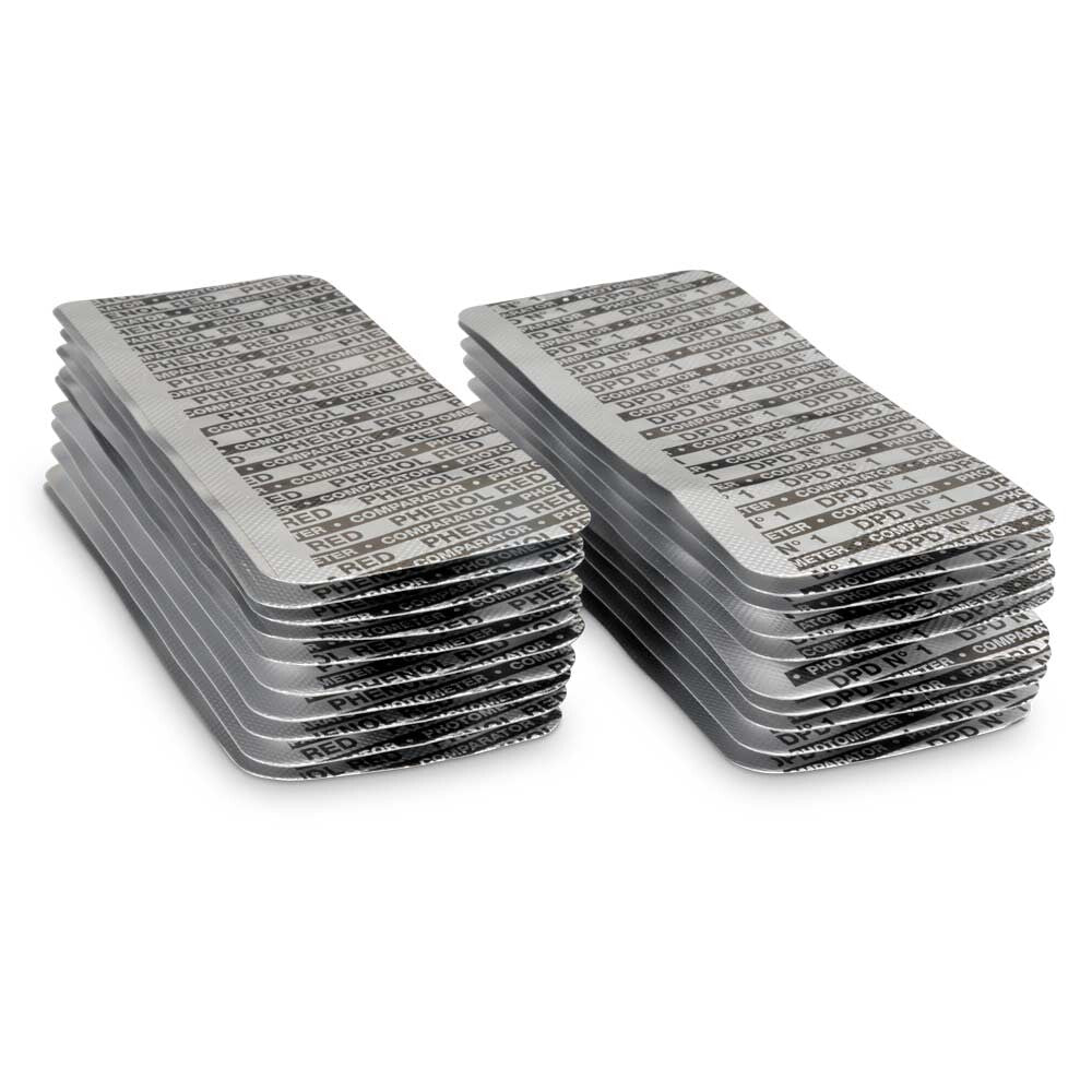 100 Stück Photometer pH Tabletten für 9in1 MultiTest, PoolLab 1.0 und 2.0